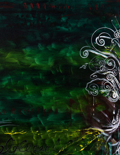 El fruto de los sueñosTécnica mixta sobre lienzo / 60 x 100 cm / 2.014